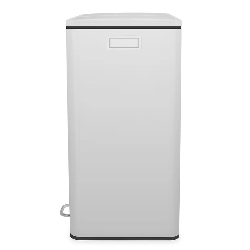 Poubelle 2x30L Blanche