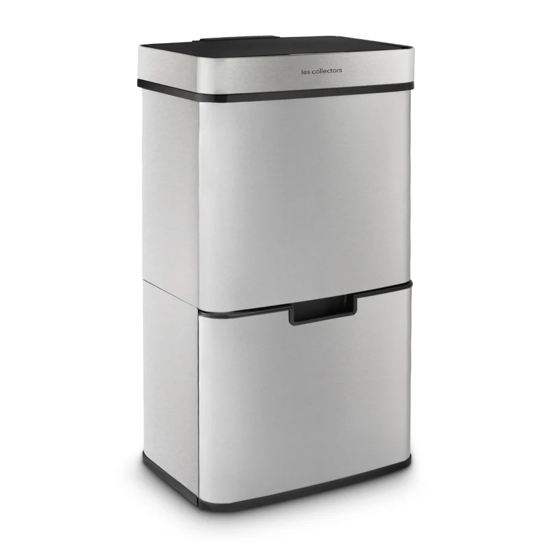 Poubelle de tri 42+11+11L