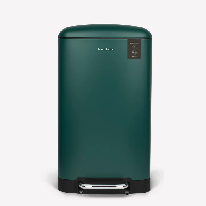 Poubelle pédale 40L - édition vert canard