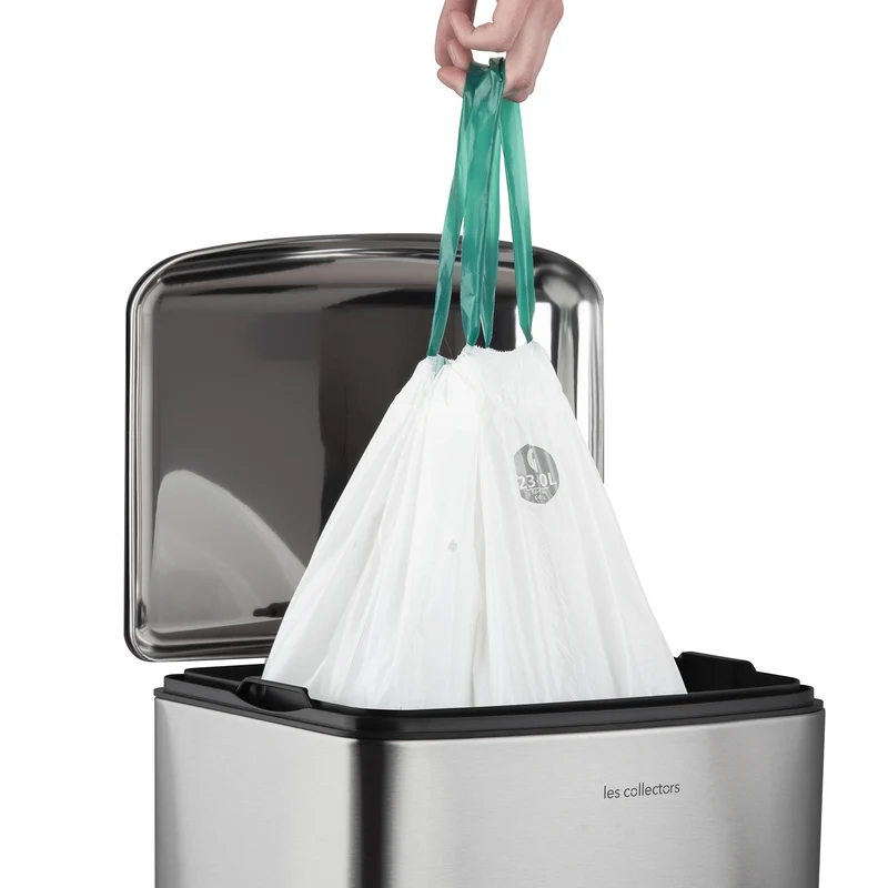 Poubelle pédale 30L - édition inox