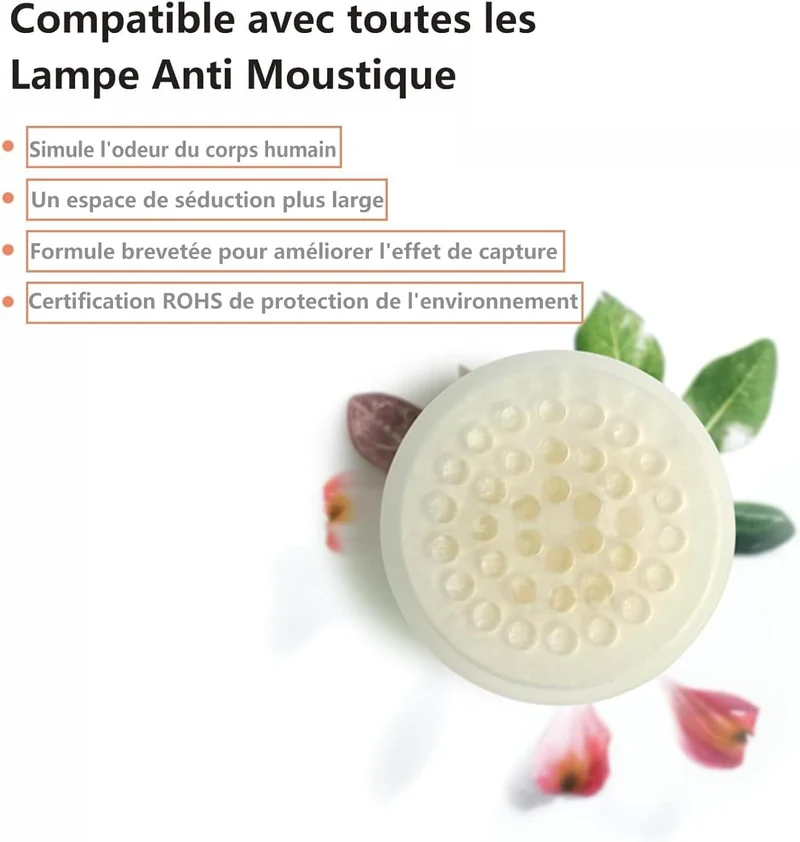 Recharge CO₂ pour lampe anti-moustique d'intérieur