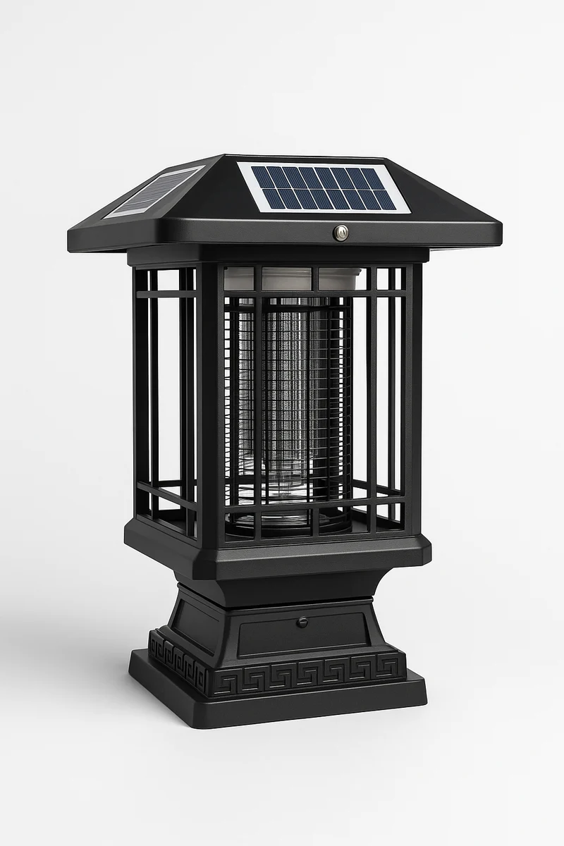 Lampe anti-moustique solaire à poser