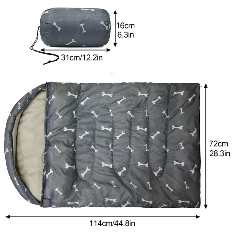Sac de Couchage Extérieur Ultra-Confort pour Chien