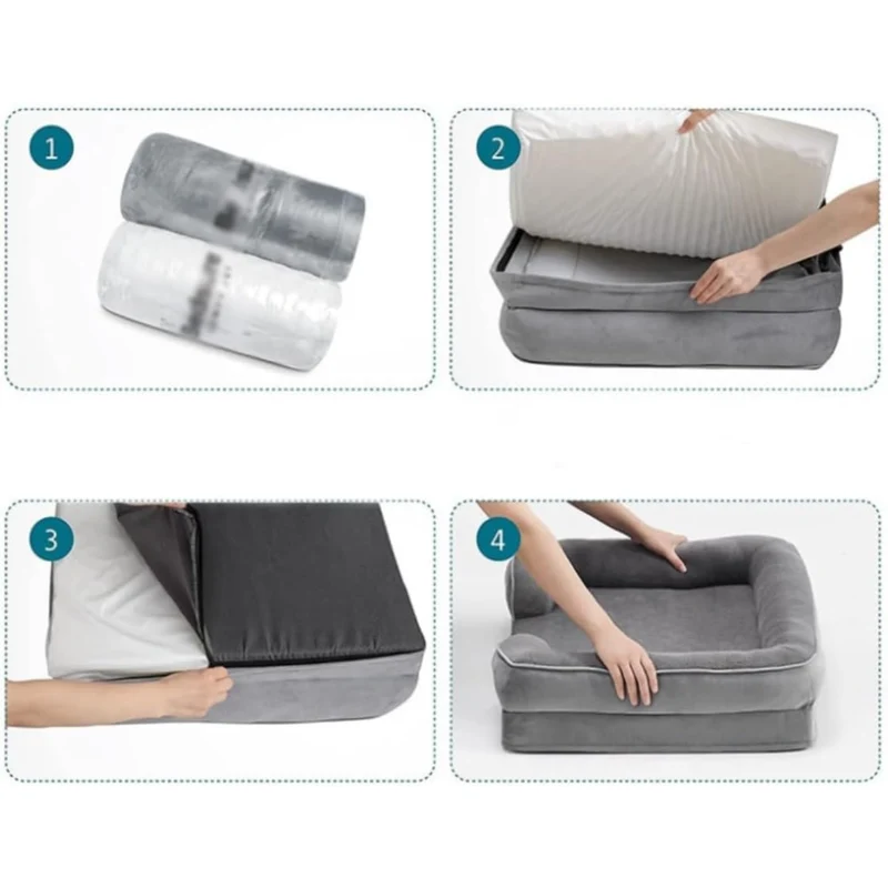Canapé Douillet Orthopédique pour Animaux