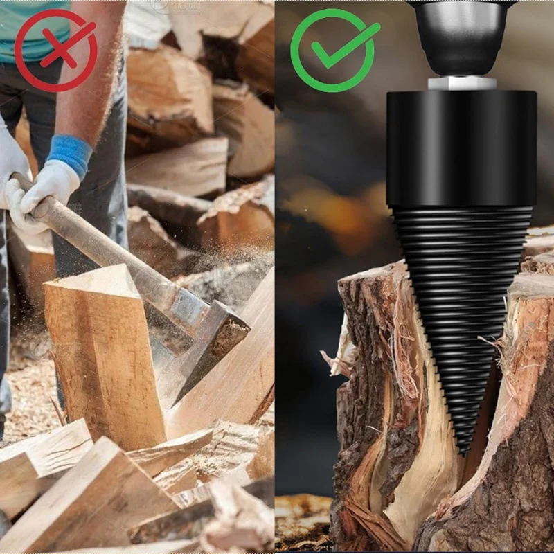 Fendeur de Bûches Conique Ultra-Robuste