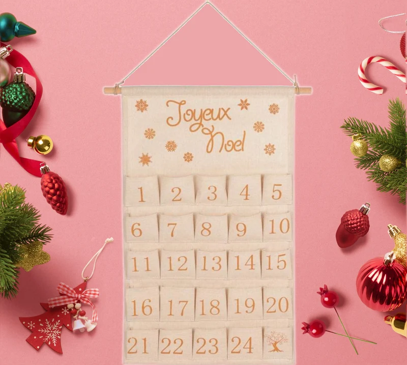 Calendrier de l'Avent réutilisable