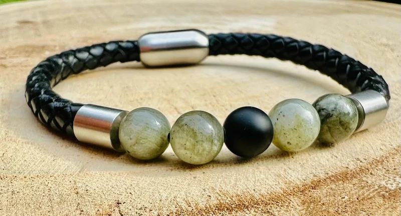 Bracelet équilibre en labradorite