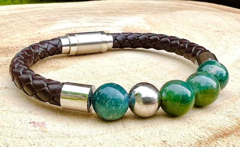 Bracelet équilibre en agate