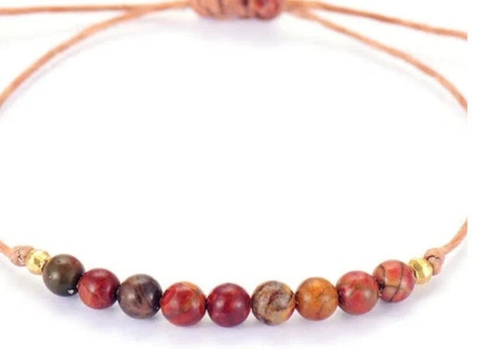 Bracelet de vitalité en jaspe
