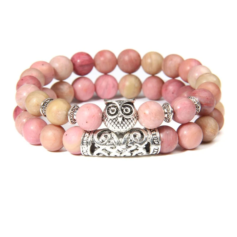 Bracelet de vitalité en rhodochrosite