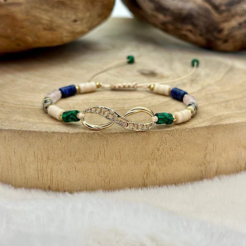 Bracelet Infini en pierres