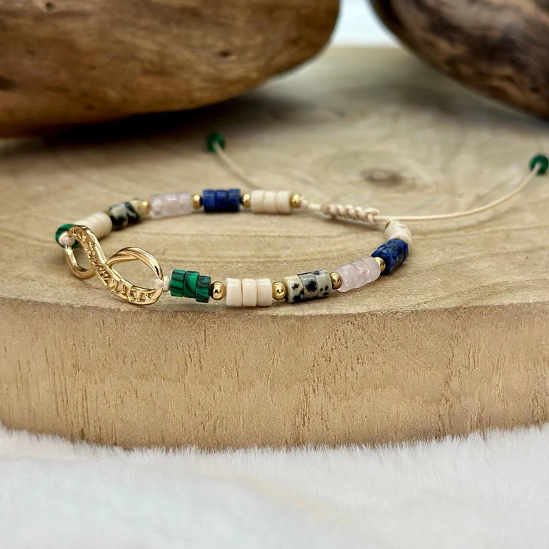 Bracelet Infini en pierres