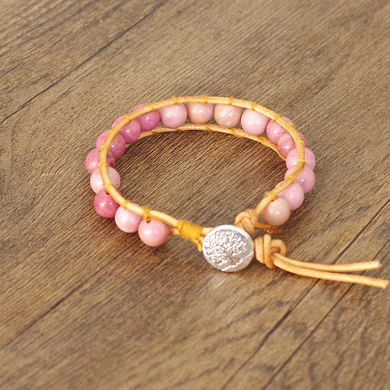 Bracelet de guérison en Rhodochrosite