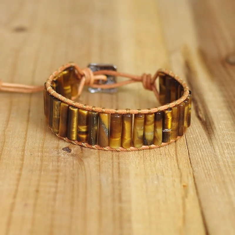 Bracelet de fraternité en oeil de tigre