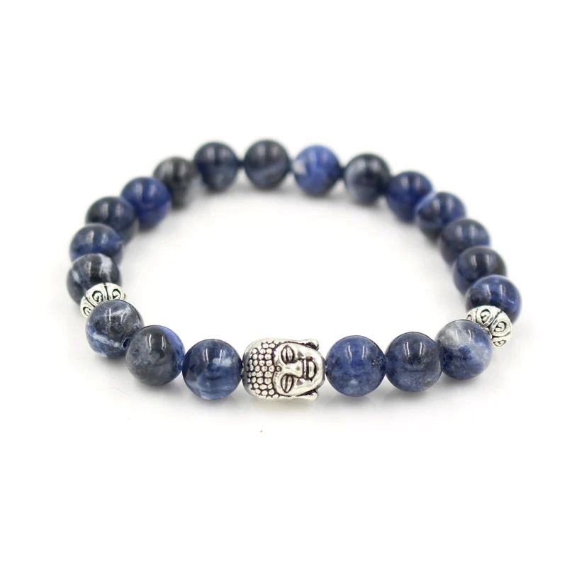 Bracelet de méditation en sodalite