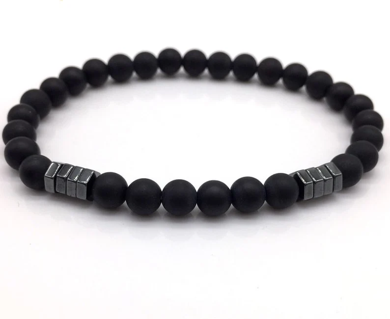 Bracelet contrôle de soi en Onyx