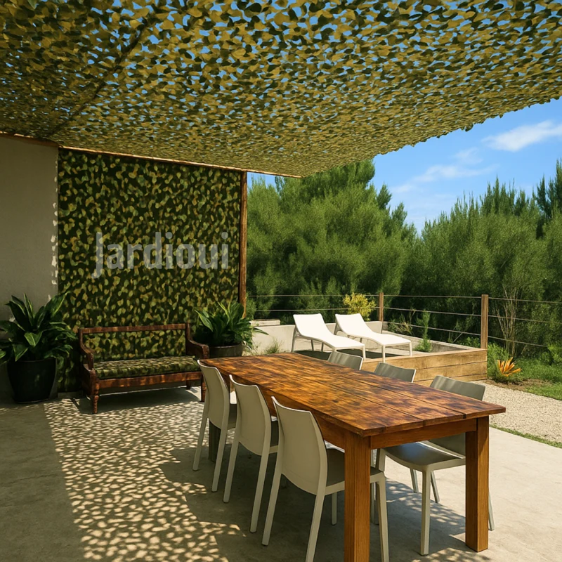 Voile d'Ombrage Camouflage Premium