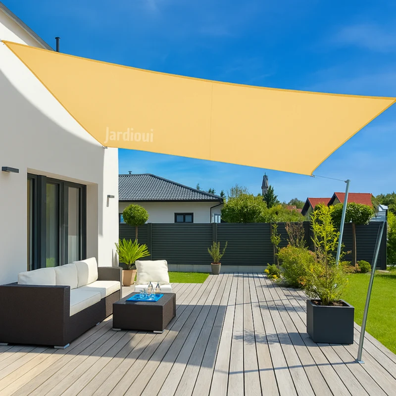 Voile d'Ombrage Rectangulaire Premium