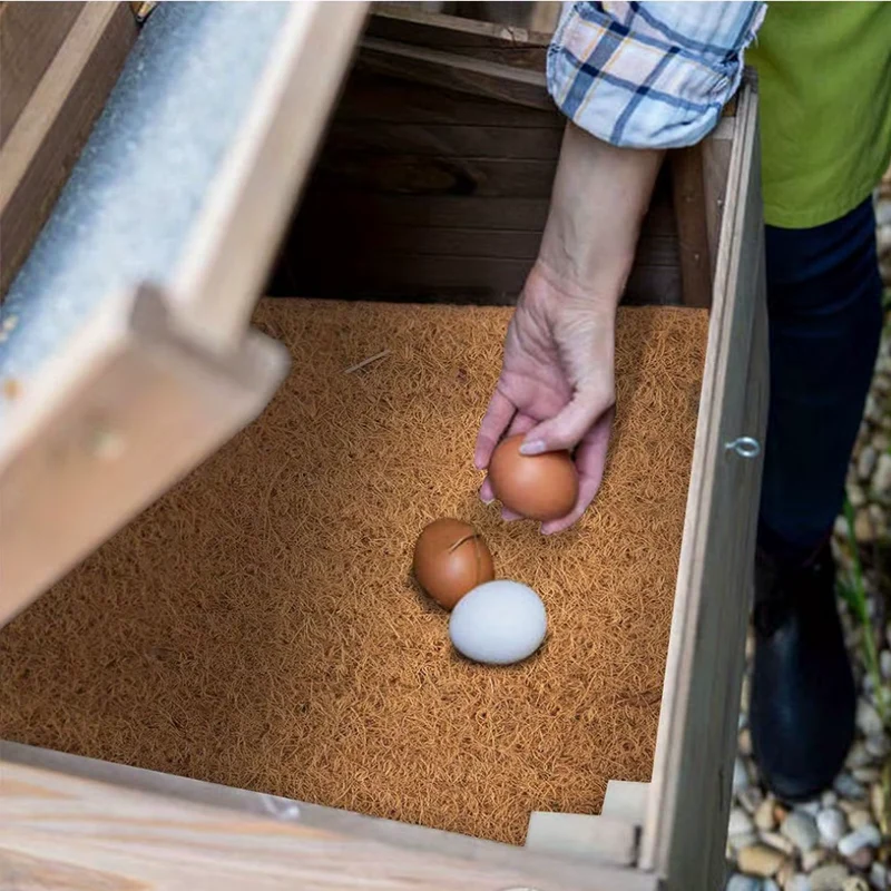Tapis de Nidification Doux et Réutilisable pour Poulets