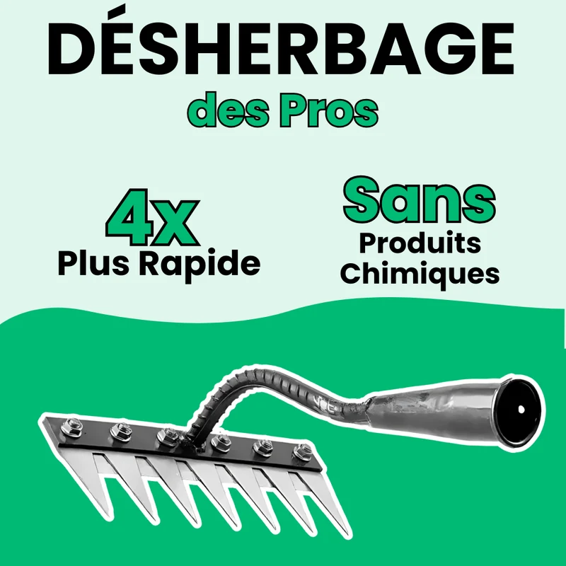 Râteau Désherbant Ultra-Efficace Renforcé