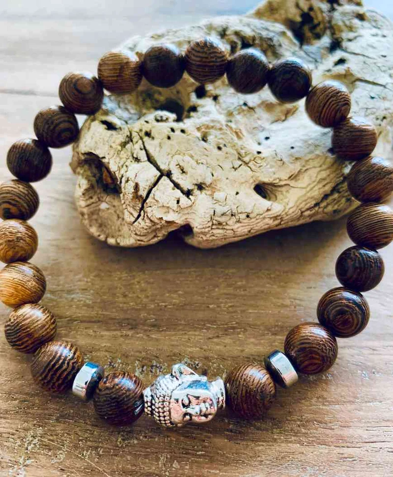 Bracelet Buddha en Bois precieux
