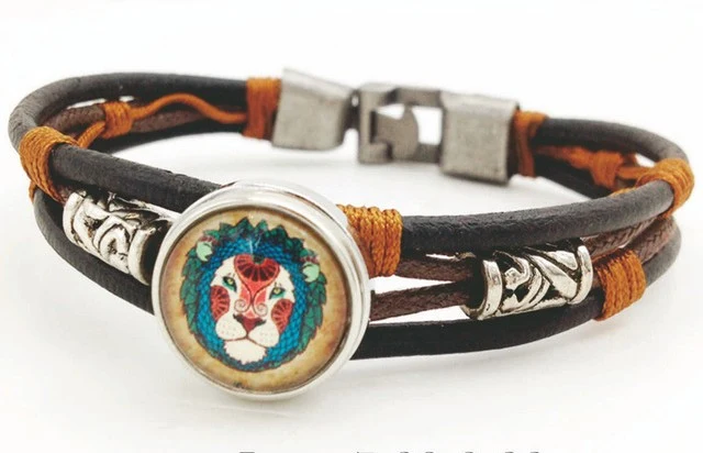 Bracelet Zodiaque en Cuir