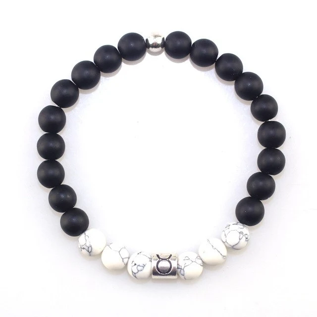 Bracelet Zodiaque et Howlite