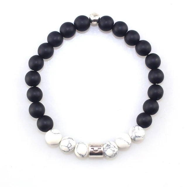 Bracelet Zodiaque et Howlite
