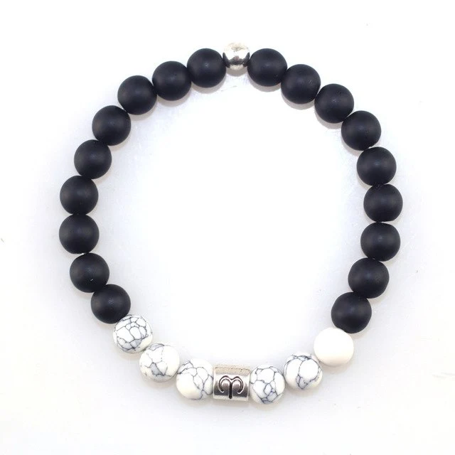 Bracelet Zodiaque et Howlite