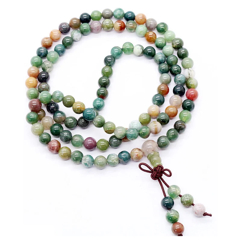 Mala 108 perles en pierre