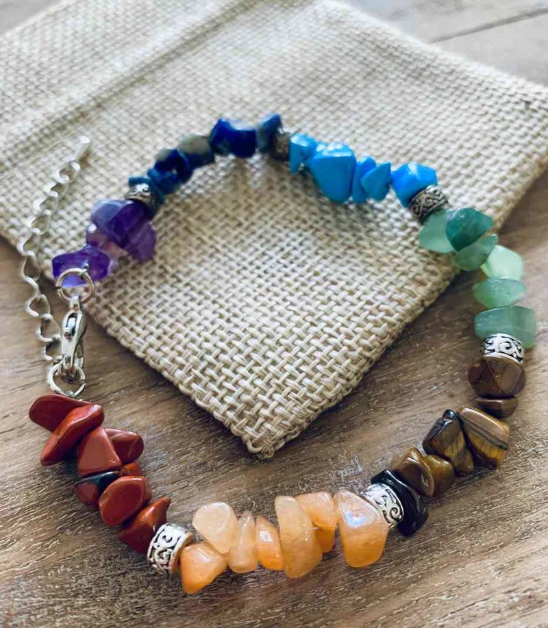 Bracelet 7 chakra cristal