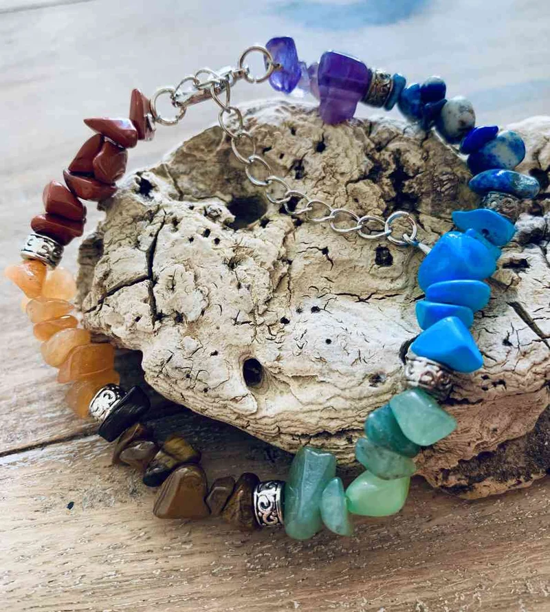 Bracelet 7 chakra cristal