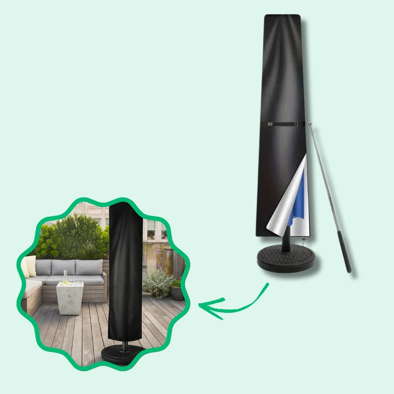 Housse Protectrice Intégrale Anti-UV pour Parasol