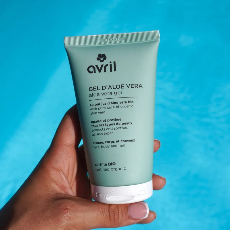 Gel d'aloe vera | Visage, corps et cheveux | BIO | 150mL | Avril