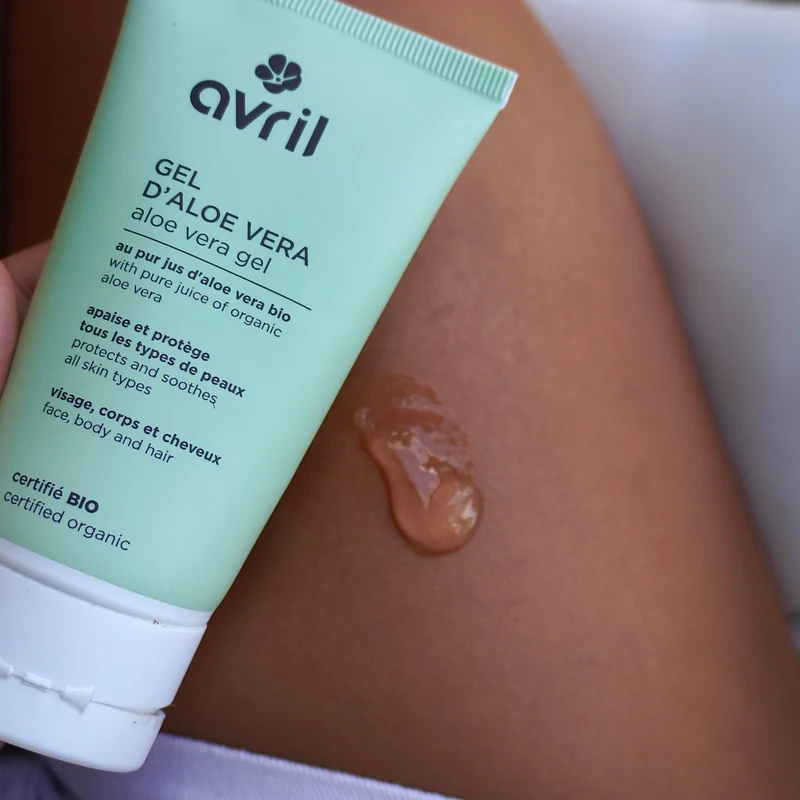Gel d'aloe vera | Visage, corps et cheveux | BIO | 150mL | Avril