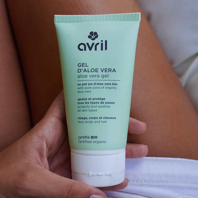 Gel d'aloe vera | Visage, corps et cheveux | BIO | 150mL | Avril