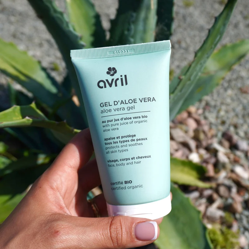 Gel d'aloe vera | Visage, corps et cheveux | BIO | 150mL | Avril