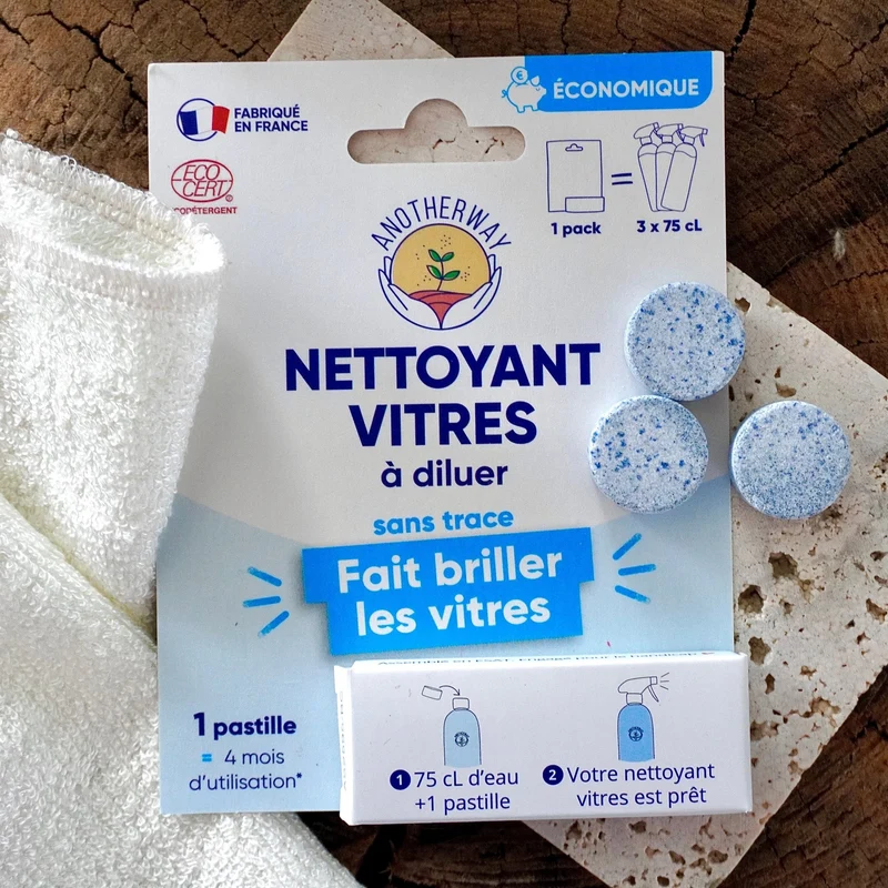 Le nettoyant vitres en pastilles à diluer | x3