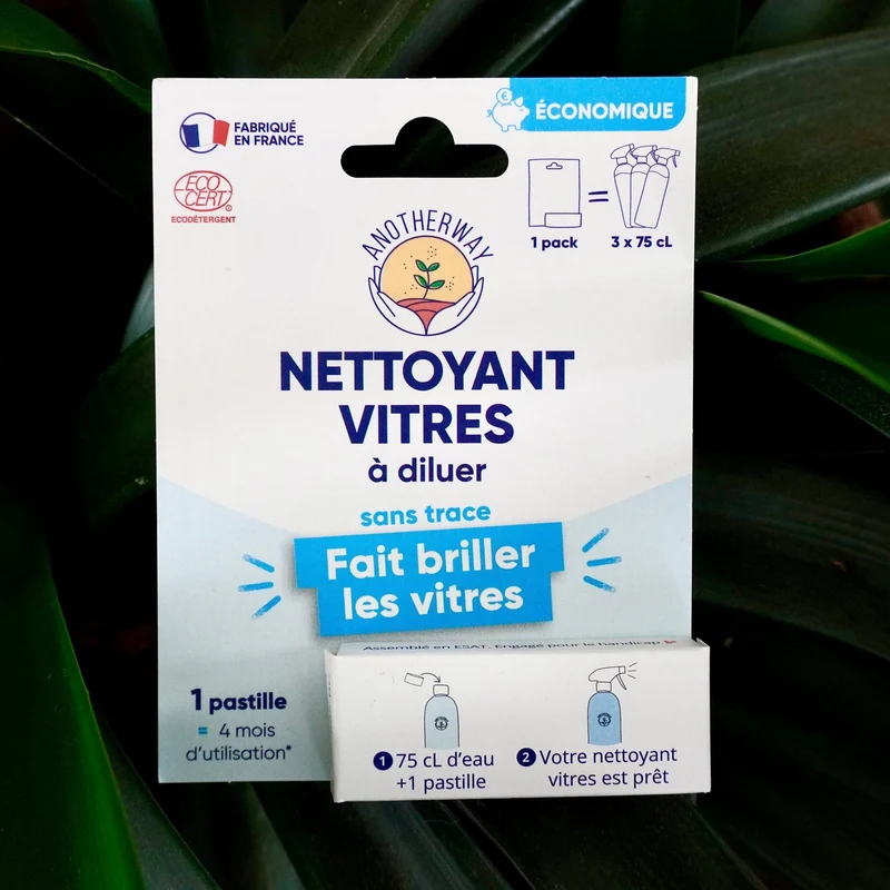 Le nettoyant vitres en pastilles à diluer | x3