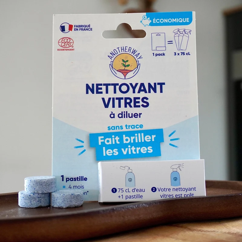 Le nettoyant vitres en pastilles à diluer | x3