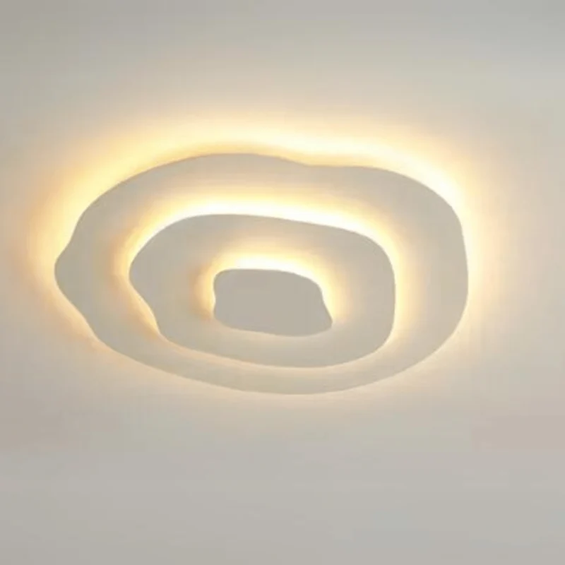 Plafonnier Blanc Spirale Moderne