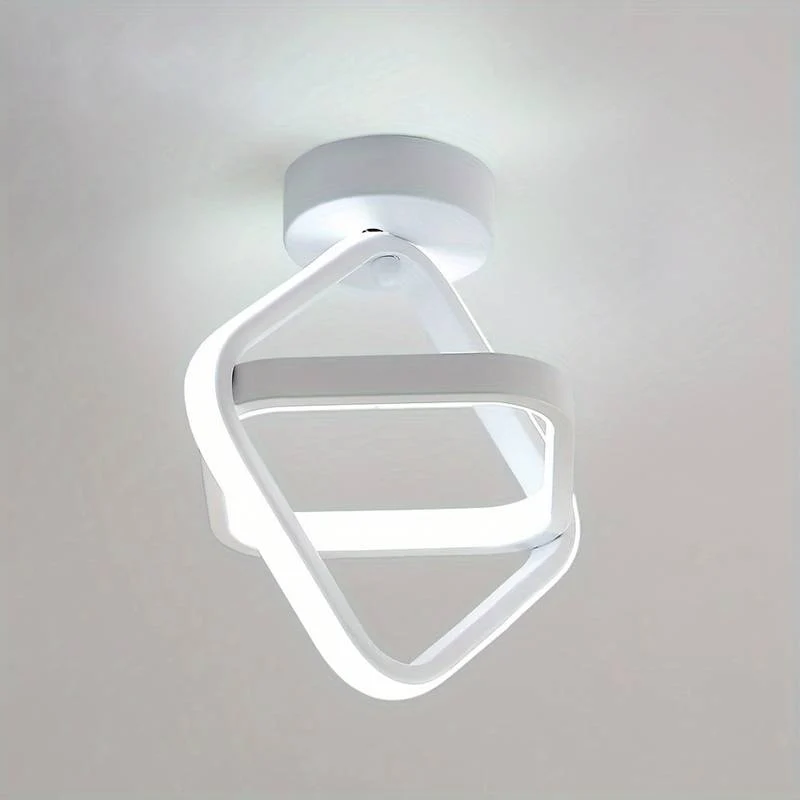 Plafonnier LED Design Artistique Torsadé