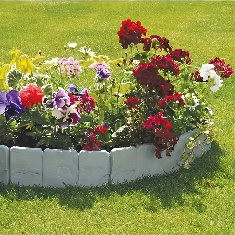 Clôture de Jardin en Pierre Simulée Élégante