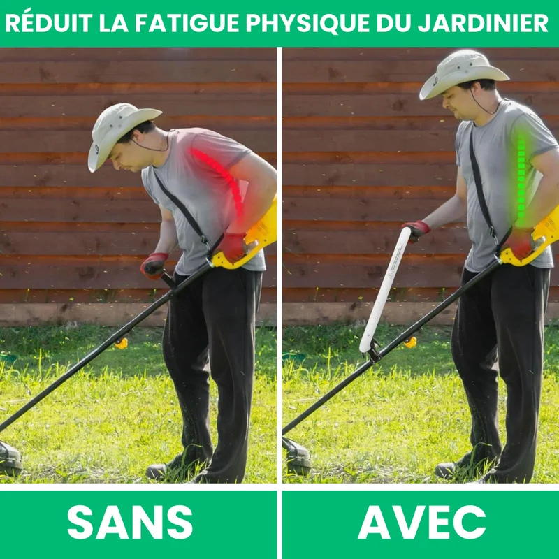 Poignée Réglable Universelle pour Débroussailleuse (+1 Sangle Offerte)