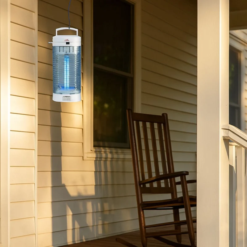 Mosquitero eléctrico Smart Insect Killer – 11W con doble ventilador y bandeja extraíble
