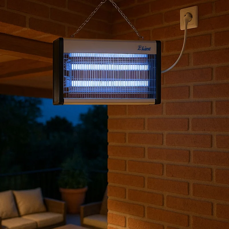 Mata Insectos Eléctrico LED 3x10W con Parrilla y Depósito Extraíble – Cobertura 200 m²
