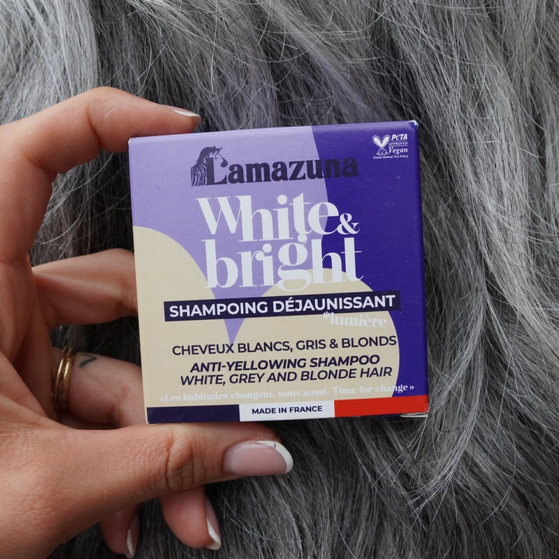 Shampoing solide | Raviveur Cheveux Blancs & Décolorés | 70ml