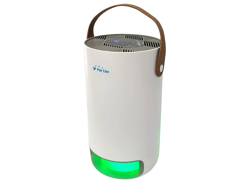 Purificateur d'air avec filtre HEPA, PM2, ioniseur, lampe UV, 3 vitesses et mode AUTO pour 15m2.