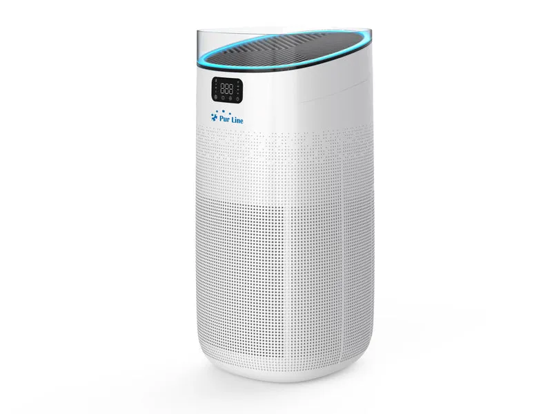 Purificateur d'air avec filtre HEPA H13, PM2, ioniseur, écran tactile LED, 3 vitesses et mode AUTO pour 50m2