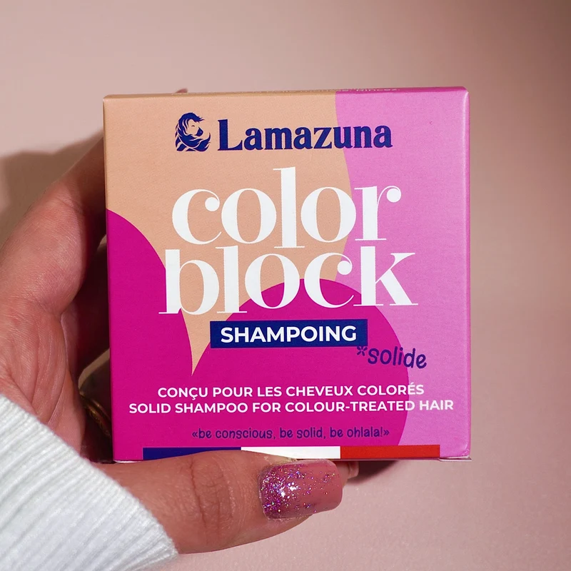 Shampoing solide cheveux colorés | Huile de cerise | Lamazuna